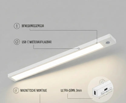 Kabellose LED-Unterbauleuchte mit Bewegungssensor