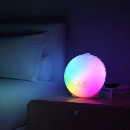 Digitaler LED-Lichtwecker mit App-Steuerung und Ladefunktion