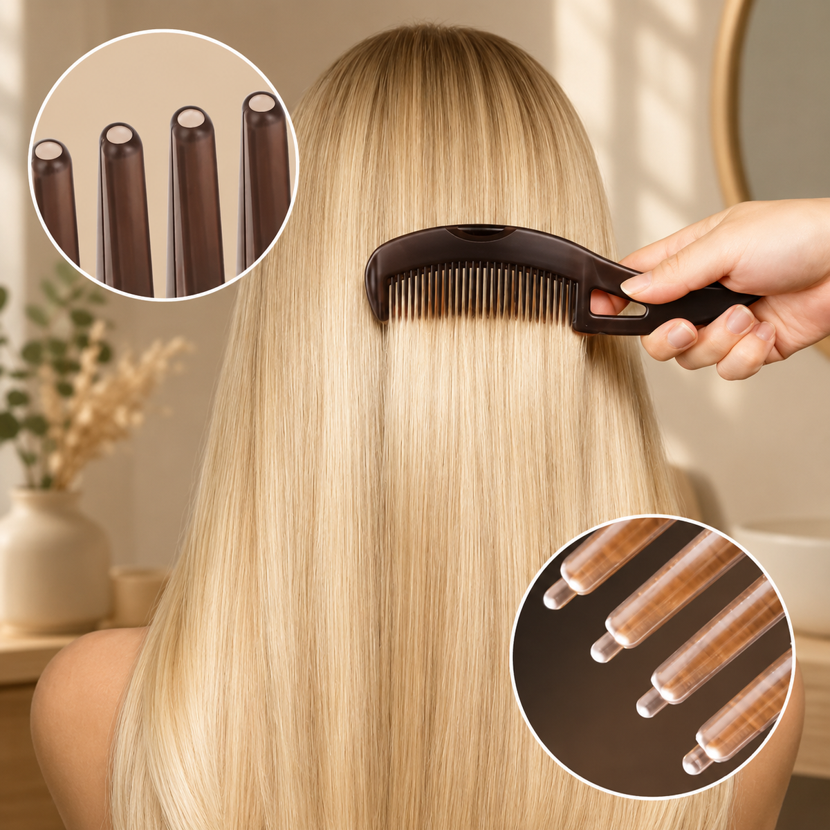 Manual Silicone Scalp Massage & Hair Washing Brush